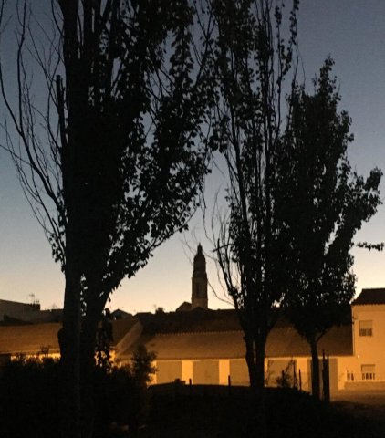 Paisaje con torre